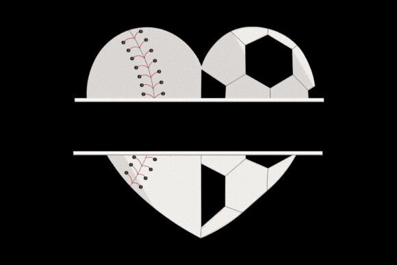 Baseball Soccer Heart Monogram Review