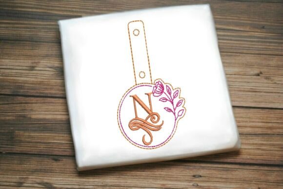 Floral Monogram Keychain N ITH Review for Holiday Sales