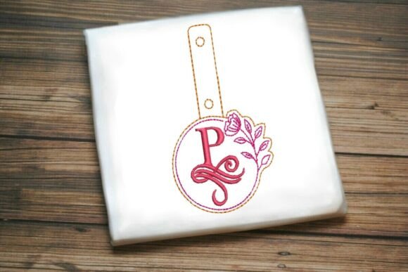 Floral Monogram Keychain P ITH Review