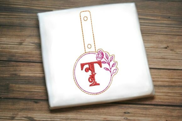 Floral Monogram Keychain T ITH Review