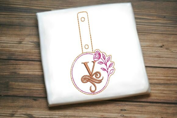 Floral Monogram Keychain V ITH Review