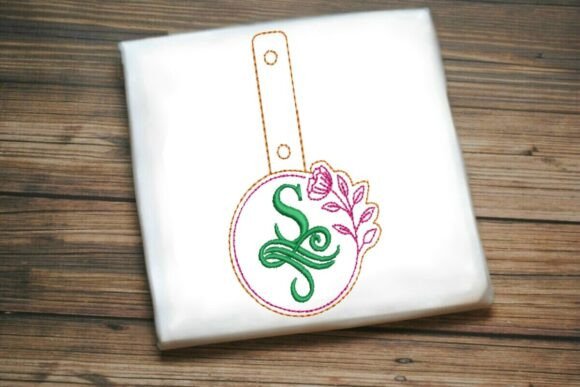 Floral Monogram Letter S ITH Review