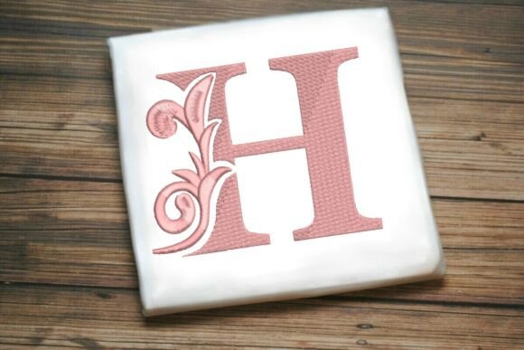Flourished Leaf Monogram H: A Designer's Review for Gift Makers