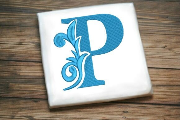 Flourished Leaf Monogram P: A Designer's Review for Craft Fairs