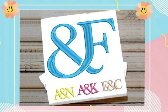 Interlocking Ampersand Letter F Monogram Review