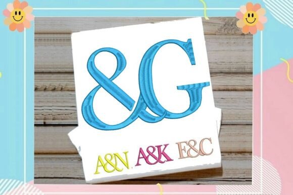 Interlocking Ampersand Letter G Monogram