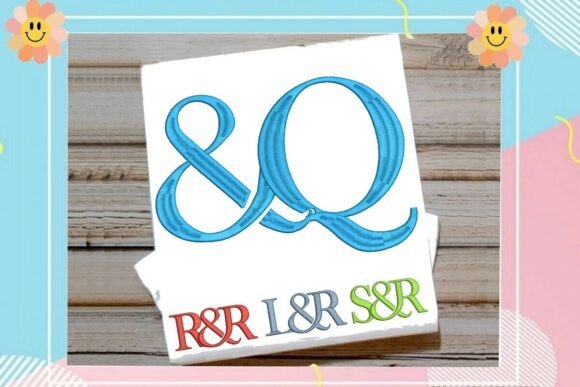 Interlocking Ampersand Letter Q Monogram Review
