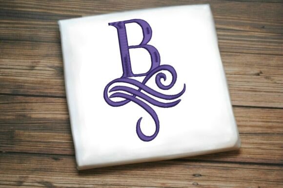 Oceanic Flourish Monogram B for Seasonal Collections