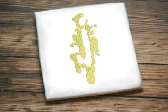 Paint Splash Monogram j Review for Small Business Merch