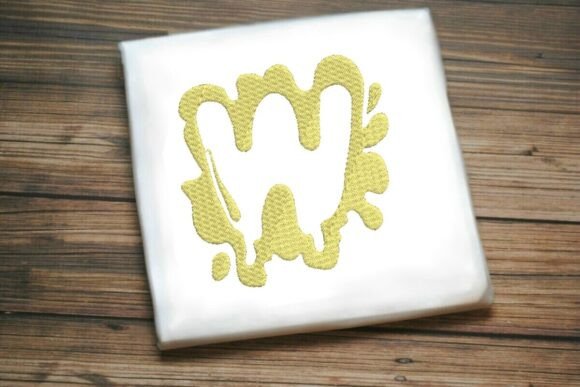 Paint Splash Monogram w: A Bold Holiday Design Choice