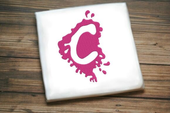 Paint Splash Uppercase Monogram C: A Boutique Review