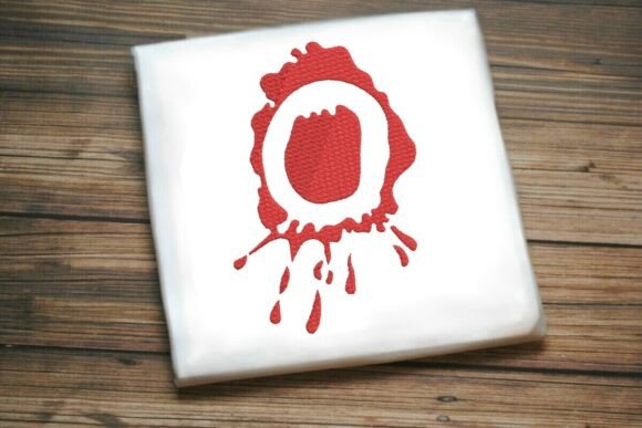 Paint Splash Uppercase Monogram O