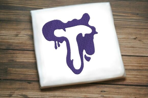 Paint Splash Uppercase Monogram T