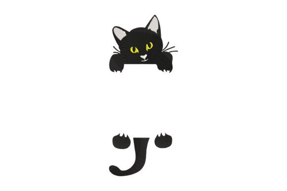Peeking Cat Monogram Review for Boutique Apparel